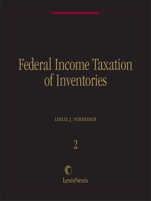 cover image of Federal Income Taxation of Inventories